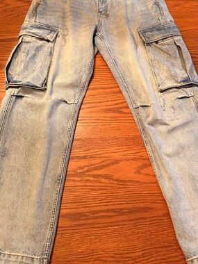 Kauni Riot Cargo Jeans for Men - Casual Utility Style